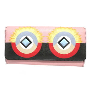 FENDI Pink Leather Wallet